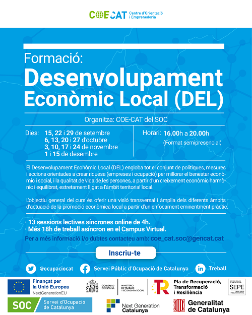 Curs Introducció al desenvolupament Econòmic Local