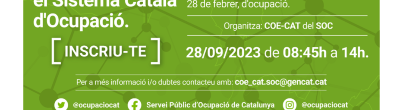 3a Jornada Sobre el Sistema Catalán de Empleo, centrada en orientación e intermediación laboral